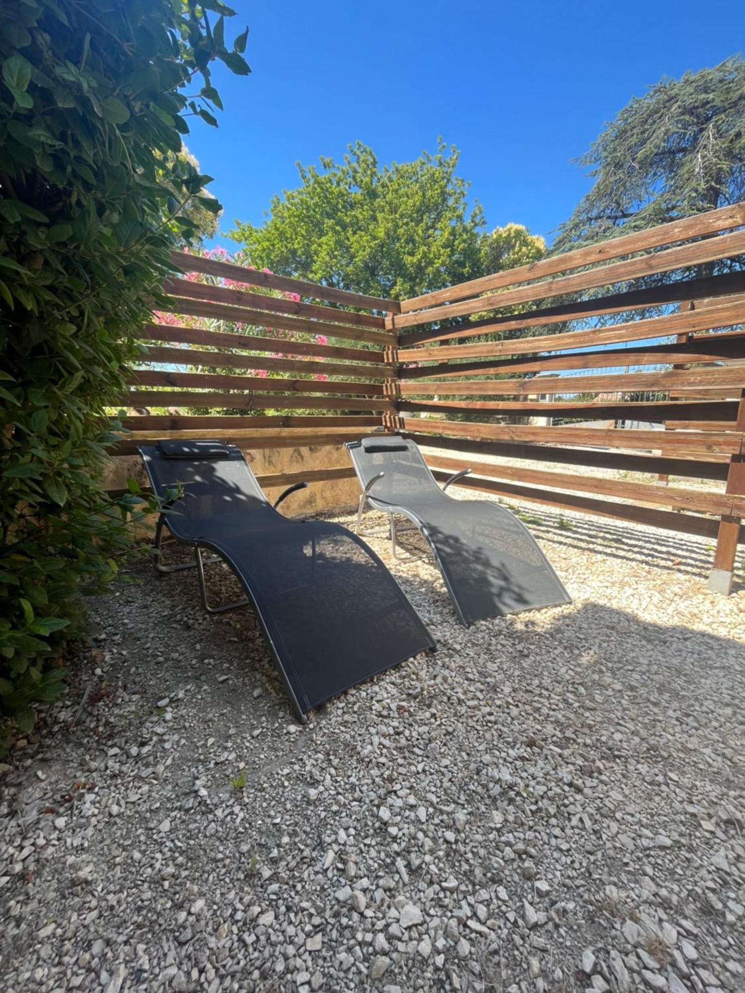 Studio Menthe-Clim-Terrain De Petanque-Piscine Collective Saint-Paul-Trois-Chateaux ภายนอก รูปภาพ